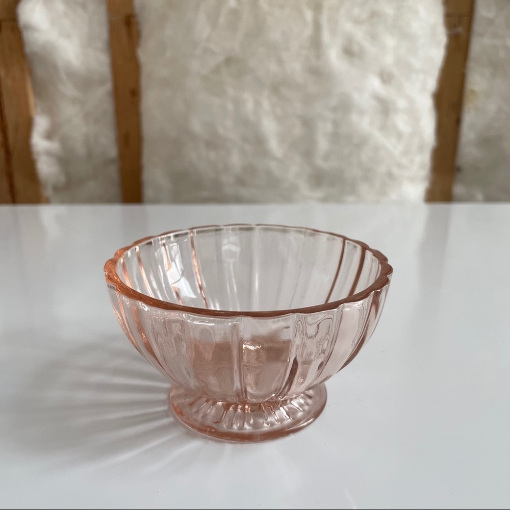 Pink Depression Glass Cup